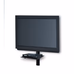 Meliconi 480517 Etagère audiovisuelle Noir Verre