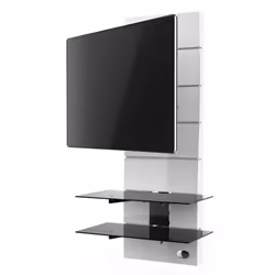Meliconi Ghost Design 3000 Rotation, 160 cm (63"), 200 x 200 mm, 400 x 400 mm, -10 - 30°, -90 - 90°, Blanc