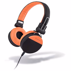 Meliconi MySound Speak DENIM, Avec fil, Appels/Musique, 20 - 20000 Hz, Casque, Noir, Orange