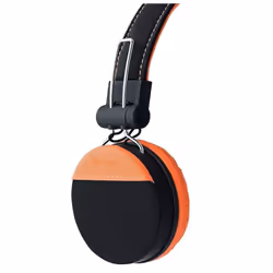 Meliconi MySound Speak DENIM Casque Avec fil Arceau Appels/Musique Noir, Orange