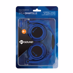 MySound Speak Smart Fluo Casque Avec fil Arceau Appels/Musique Noir, Bleu