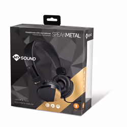 Meliconi MySound Speak Metal Casque Avec fil Arceau Noir - Vue supplémentaire 4