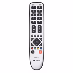 Meliconi Senior 2.1, TV, Tuner TV, IR Wireless, Appuyez sur les boutons, Argent