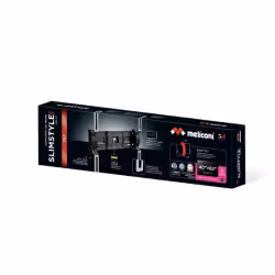 Meliconi SlimStyle Plus 600ST, 127 cm (50"), 2,08 m (82"), 40 kg, 300 x 300 mm, 600 x 600 mm, Noir