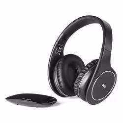 Meliconi HP Easy, Sans fil, Musique, Écouteurs, Noir