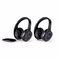 Meliconi HP Easy Digital Bundle, Avec fil &amp;sans fil, 60 - 14000 Hz, Écouteurs, Noir