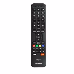 Meliconi Easy 4.1, DVD/Blu-ray, SAT, TNT, TV, Tuner TV, IR Wireless, Appuyez sur les boutons, Noir