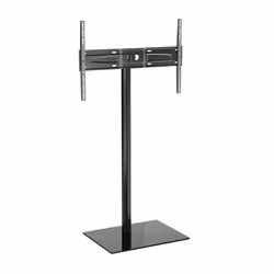 Meliconi Stand 600 Floor, 127 cm (50"), 2,08 m (82"), -15 - 50°, 40°, Aluminium, Verre trempé, Noir