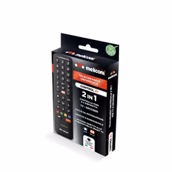 Meliconi Control 2+ télécommande IR Wireless TV, Boitier décodeur TV Appuyez sur les boutons
