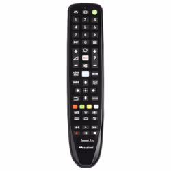 Meliconi Gumbody Personal 3 plus, TV, IR Wireless, Appuyez sur les boutons, Noir