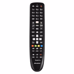 Meliconi Gumbody Personal 4 plus, TV, IR Wireless, Appuyez sur les boutons, Noir