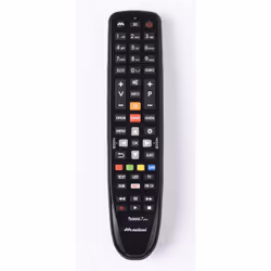 Meliconi Gumbody Personal 7 plus, TV, IR Wireless, Appuyez sur les boutons, Noir