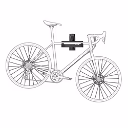 Meliconi 489001 supports a vélo Porte-vélo d'exterieur Mural Noir - Vue supplémentaire 4