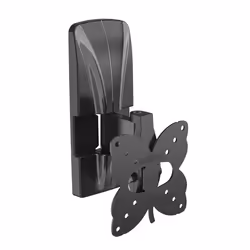 Meliconi SLIMSTYLE PLUS 100 ST CG, 50 x 50 mm, 100 x 100 mm, -20 - 20°, 25°, Métal, Noir