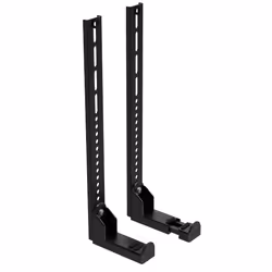 Meliconi 480529, Support mural, Métal, Noir, 10 kg, 4 cm, 15 cm