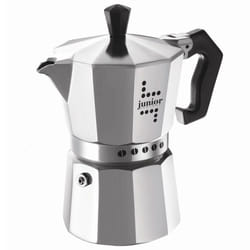 Bialetti Junior Cafetière à moka Noir, Argent