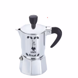 Bialetti Break, Cafetière à moka, Aluminium, Aluminium, 3 tasses, Break, 1 pièce(s)