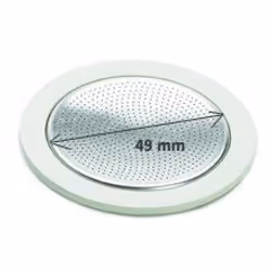 Bialetti 0800003, Filtre à café, Moka Express, New Dama, Mini Express., Aluminium, Blanc, Aluminium, Caoutchouc, 4,9 cm, 4 pi ...
