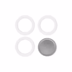 Bialetti 0800004, Filtre à café, Universel, Aluminium, Blanc, Aluminium, Silicone, 1,9 cm