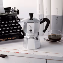 Bialetti Moka Express Cafetière à moka 0,2 L Aluminium, Noir - Vue supplémentaire 10