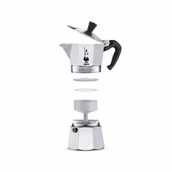 Bialetti Moka Express Cafetière à moka 0,3 L Aluminium, Noir - Vue supplémentaire 5