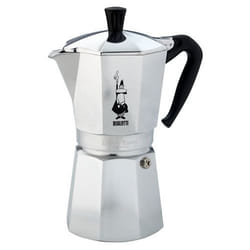 Bialetti Moka Express Cafetière à moka 0,775 L Aluminium, Noir