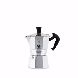 Bialetti Moka Express, Cafetière à moka, Aluminium, Noir, Aluminium, 2 tasses, Moka Express, CE