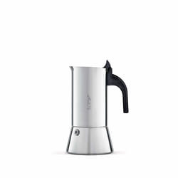 Bialetti Venus Cafetière à moka 0,23 L Noir, Acier inoxydable