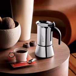 Bialetti Venus Cafetière à moka 0,23 L Noir, Acier inoxydable