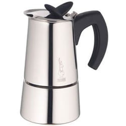 Bialetti Musa New Cafetière à moka Noir, Acier inoxydable