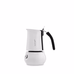 Bialetti Kitty Cafetière à moka 0,23 L Noir, Acier inoxydable