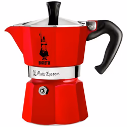 Bialetti 4941, Cafetière à moka, Rouge, Aluminium, 1 tasses, CE, 322 g