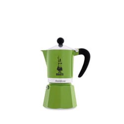 Bialetti Rainbow Cafetière à moka Noir, Vert