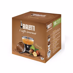 Bialetti Nocciola, Capsule de café, Café, Bialetti Diva, 1 tasses, Aluminium, Marron, 188 mm