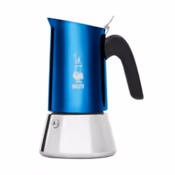 Bialetti Venus, Cafetière à moka, 0,24 L, Bleu, Acier inoxydable, Acier inoxydable, 6 tasses, Thermoplastique