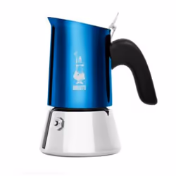 Bialetti Venus, Cafetière à moka, 0,09 L, Bleu, Acier inoxydable, Acier inoxydable, 2 tasses, Thermoplastique