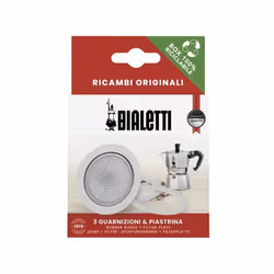 Bialetti 3 Joints + 1 Filter 2 Cups Moka Express Nvx 1188093