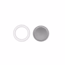Bialetti 0800038, Support de filtre et jeu de joints, Bialetti Moka Express, Argent, Blanc, Aluminium, Caoutchouc