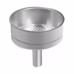 Un filtre entonnoir de rechange, convient pour toutes les cafetières italiennes compatible induction d'une capacité de 10 tas ...