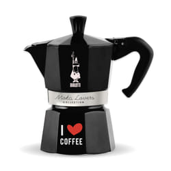 Bialetti Moka Express "I Love Coffee" Cafetière à moka 0,13 L Noir