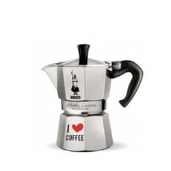 Bialetti Moka Express "I Love Coffee" Cafetière à moka 0,27 L Argent