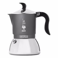 Bialetti Fiammetta Induction, Cafetière à moka, Gris, Aluminium, Acier, 4 tasses, Fiammetta, 1 pièce(s)