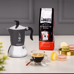 Bialetti Fiammetta Induction Cafetière à moka Gris
