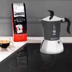 Bialetti Fiammetta Induction Cafetière à moka Gris