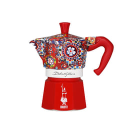 Bialetti Dolce&Gabbana Moka Express Cafetière à moka Bleu, Rouge, Blanc