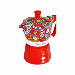 Bialetti Dolce&Gabbana Moka Express Cafetière à moka Bleu, Rouge, Blanc - Vue supplémentaire 4