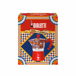Bialetti Dolce&Gabbana Moka Express Cafetière à moka Bleu, Rouge, Blanc - Vue supplémentaire 5