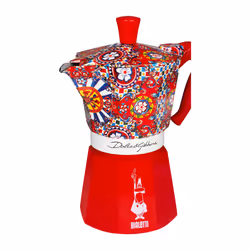 Bialetti Dolce&Gabbana Moka Express Cafetière à moka Bleu, Rouge, Blanc - Vue supplémentaire 4