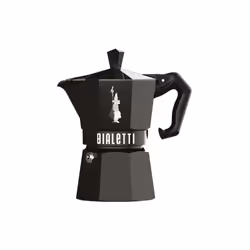 Bialetti Moka Exclusive, Cafetière à moka, Noir, Aluminium, 3 tasses, Thermoplastique, 1 pièce(s)
