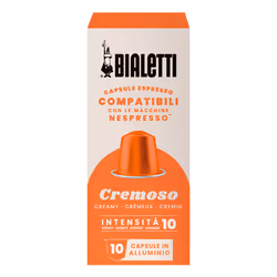Bialetti 096080434, Capsule de café, Espresso, Nespresso, Orange, 10 pièce(s), Boîte